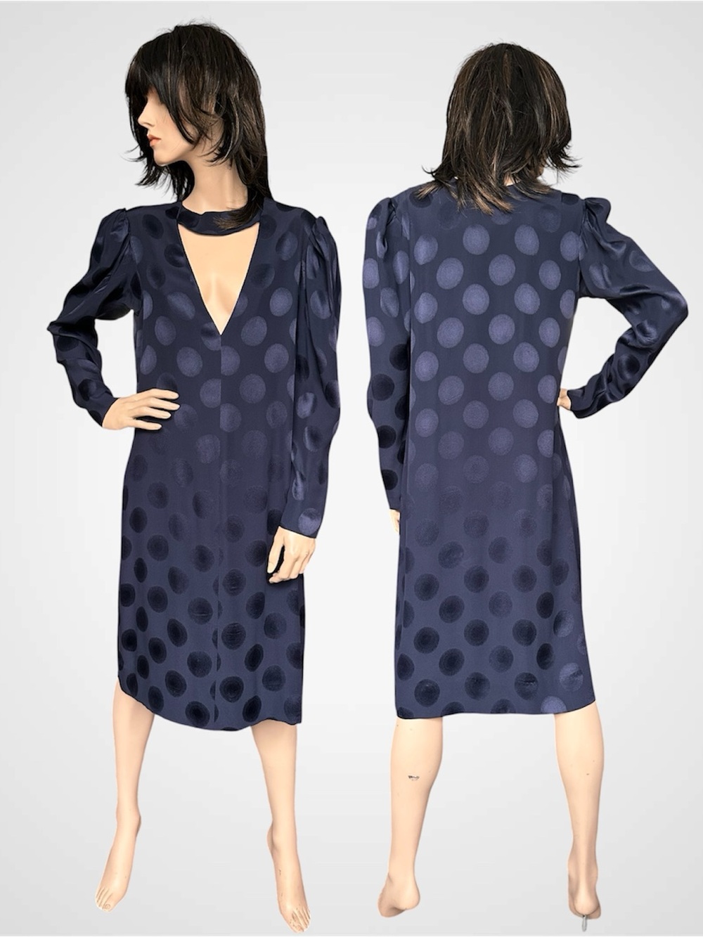 Vintage Ira Berg 100% Silk Shift Dress